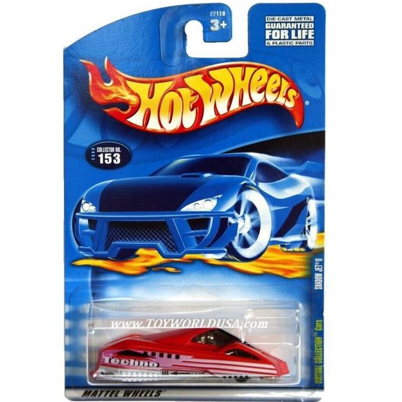 Shadow Jet II Virtual Collection 2000 Hot Wheels 1/64 scale diecast car #153 - Picture 2 of 13